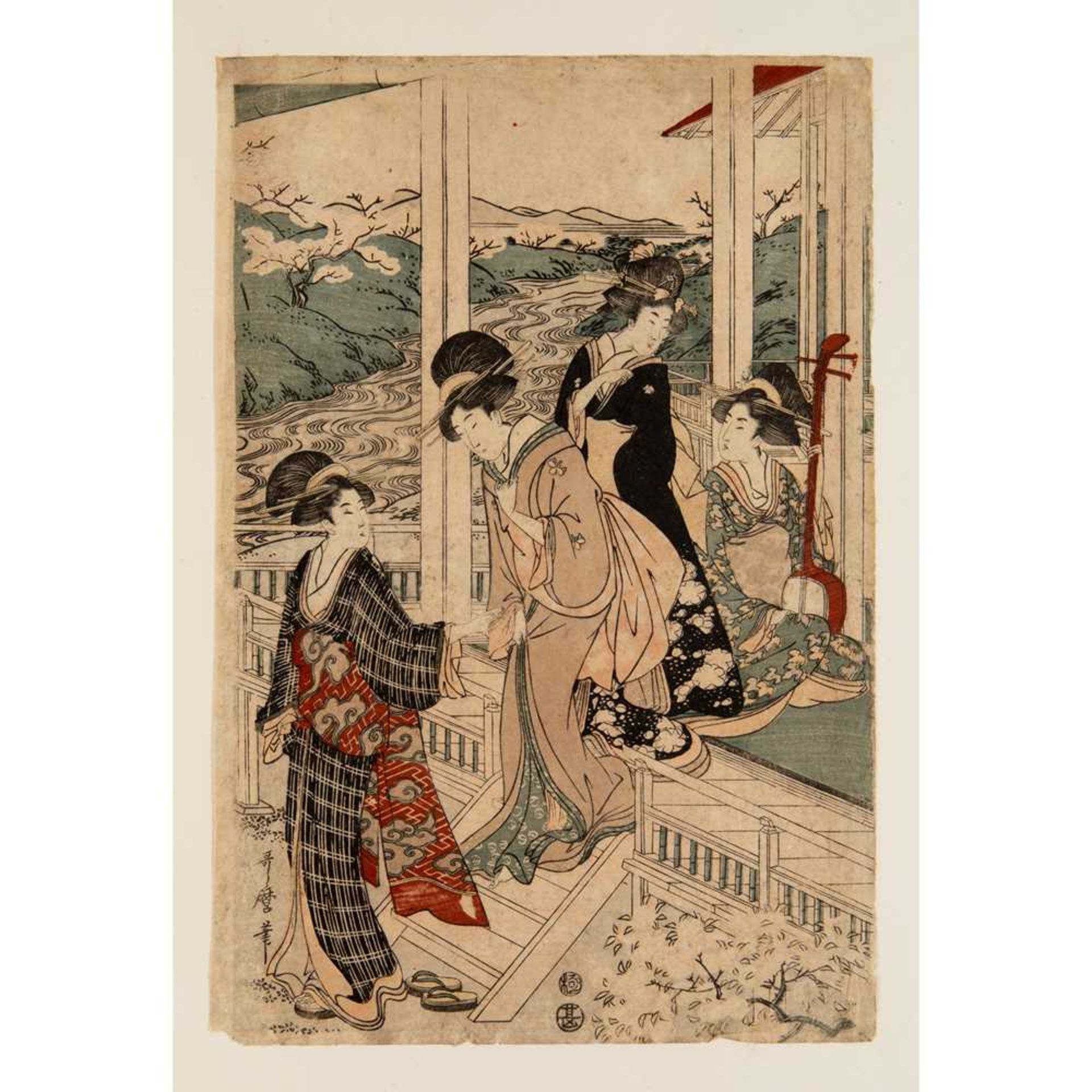 KITAGAWA UTAMARO (1753-1806) EDO PERIOD - Image 5 of 8