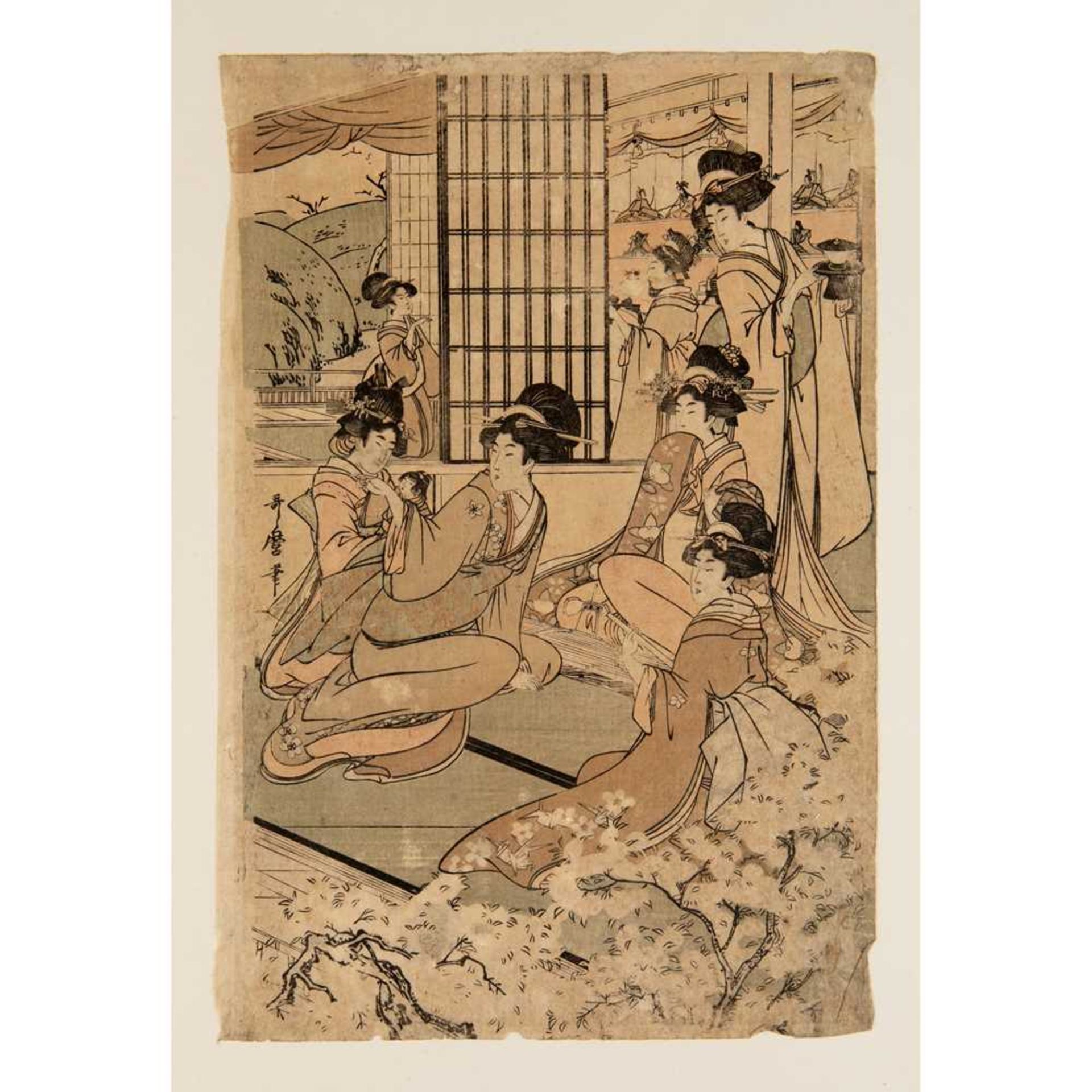 KITAGAWA UTAMARO (1753-1806) EDO PERIOD - Image 7 of 8