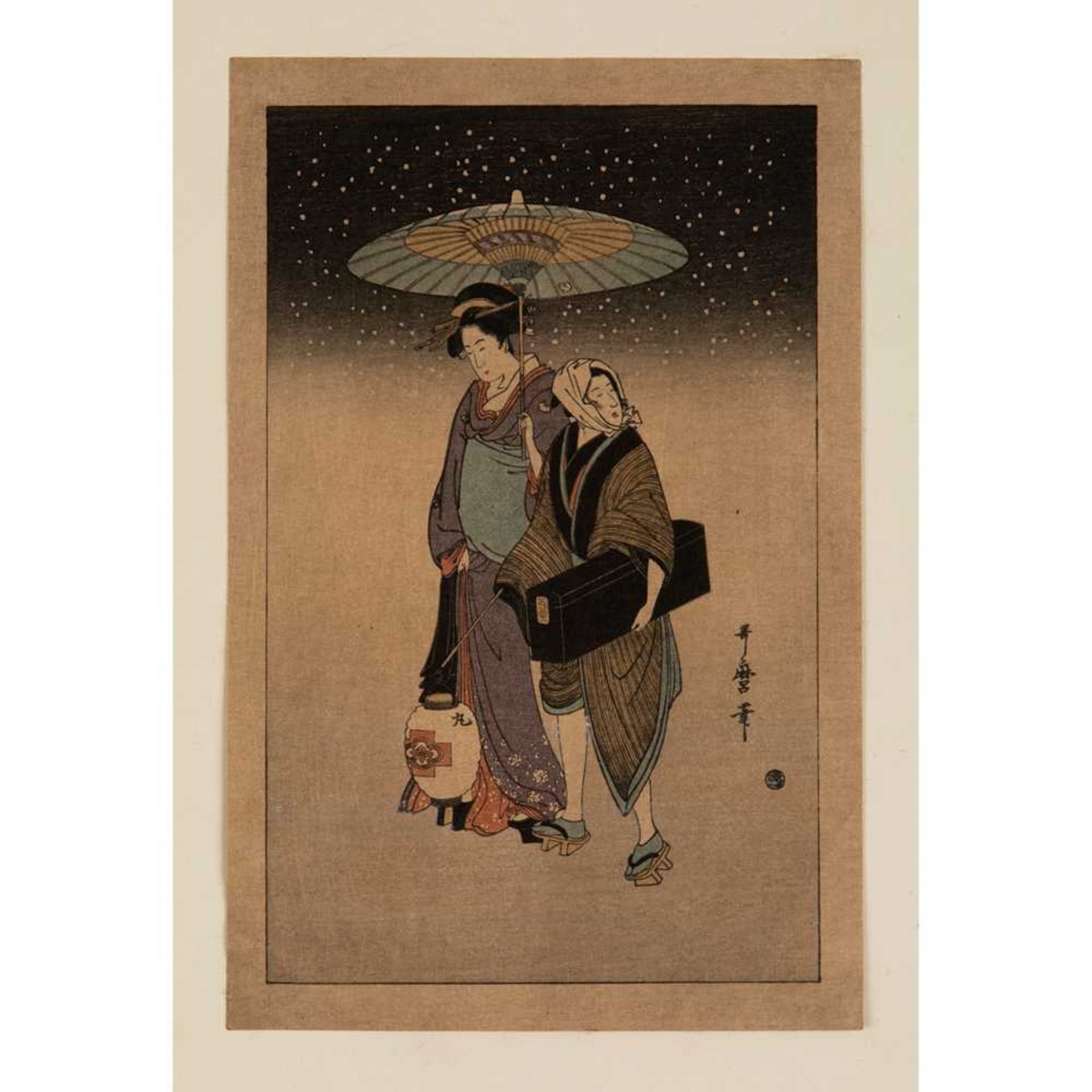 KITAGAWA UTAMARO (1753-1806) EDO PERIOD - Image 2 of 8