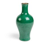 LANGYAO GREEN-GLAZED VASE LATE QING DYNASTY-REPUBLIC PERIOD, 19TH-20TH CENTURY