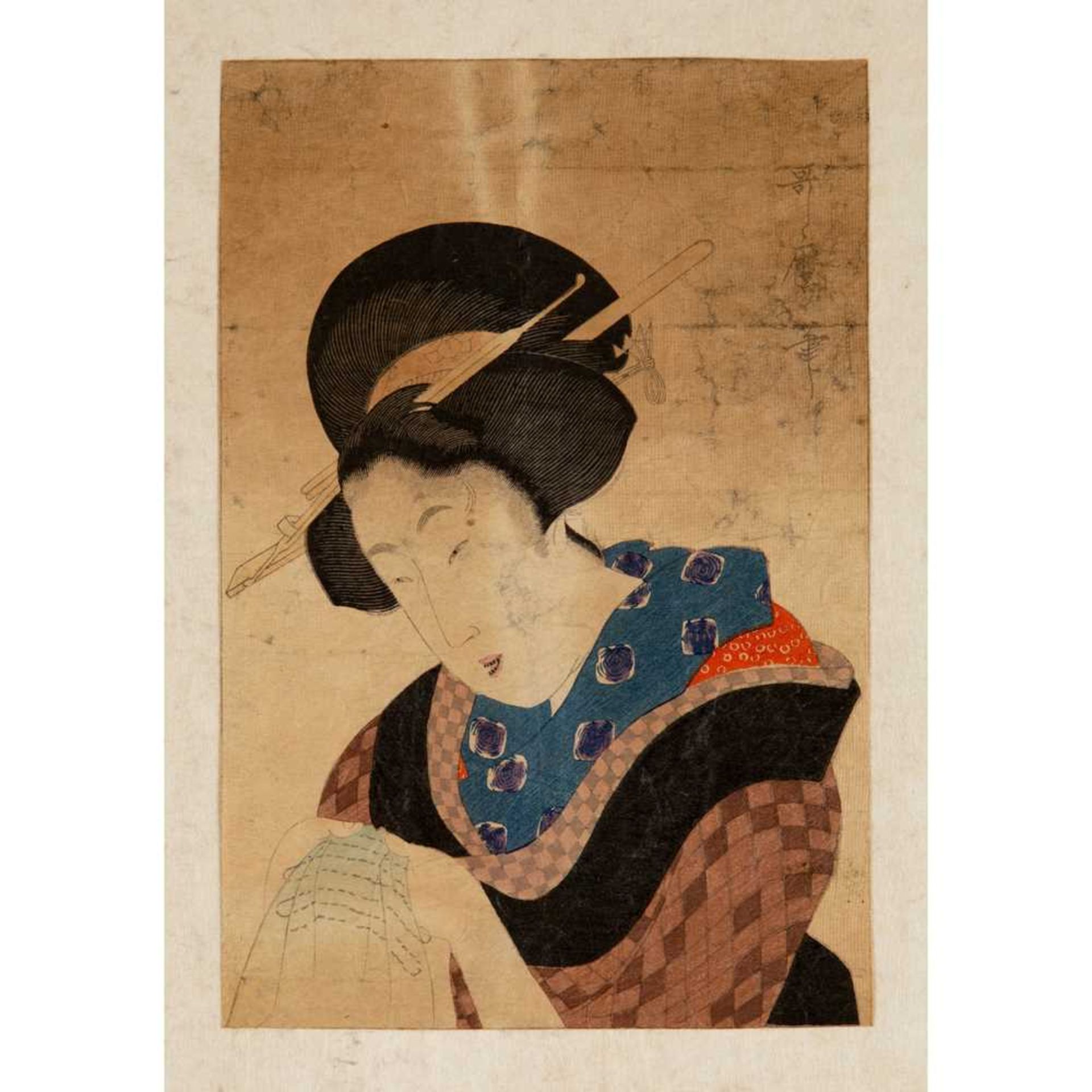 KITAGAWA UTAMARO (1753-1806) EDO PERIOD - Image 3 of 8