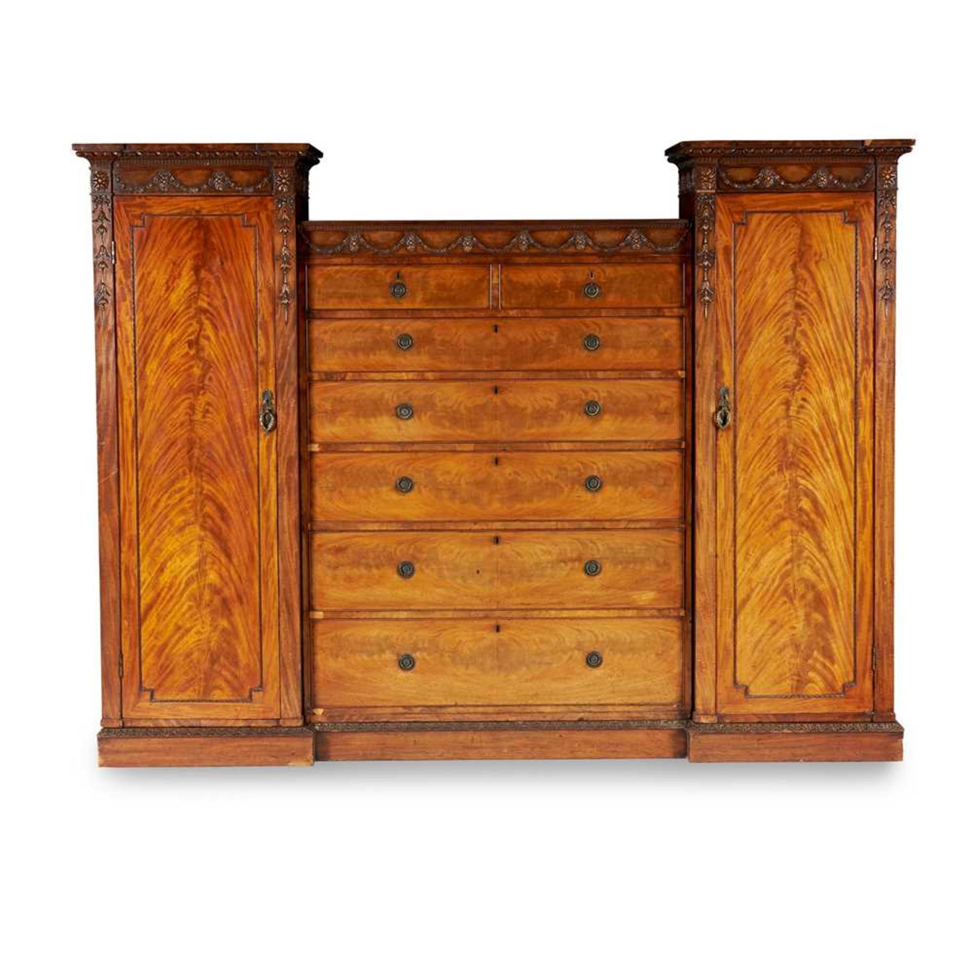 VICTORIAN MAHOGANY COMPACTUM WARDROBE 19TH CENTURY