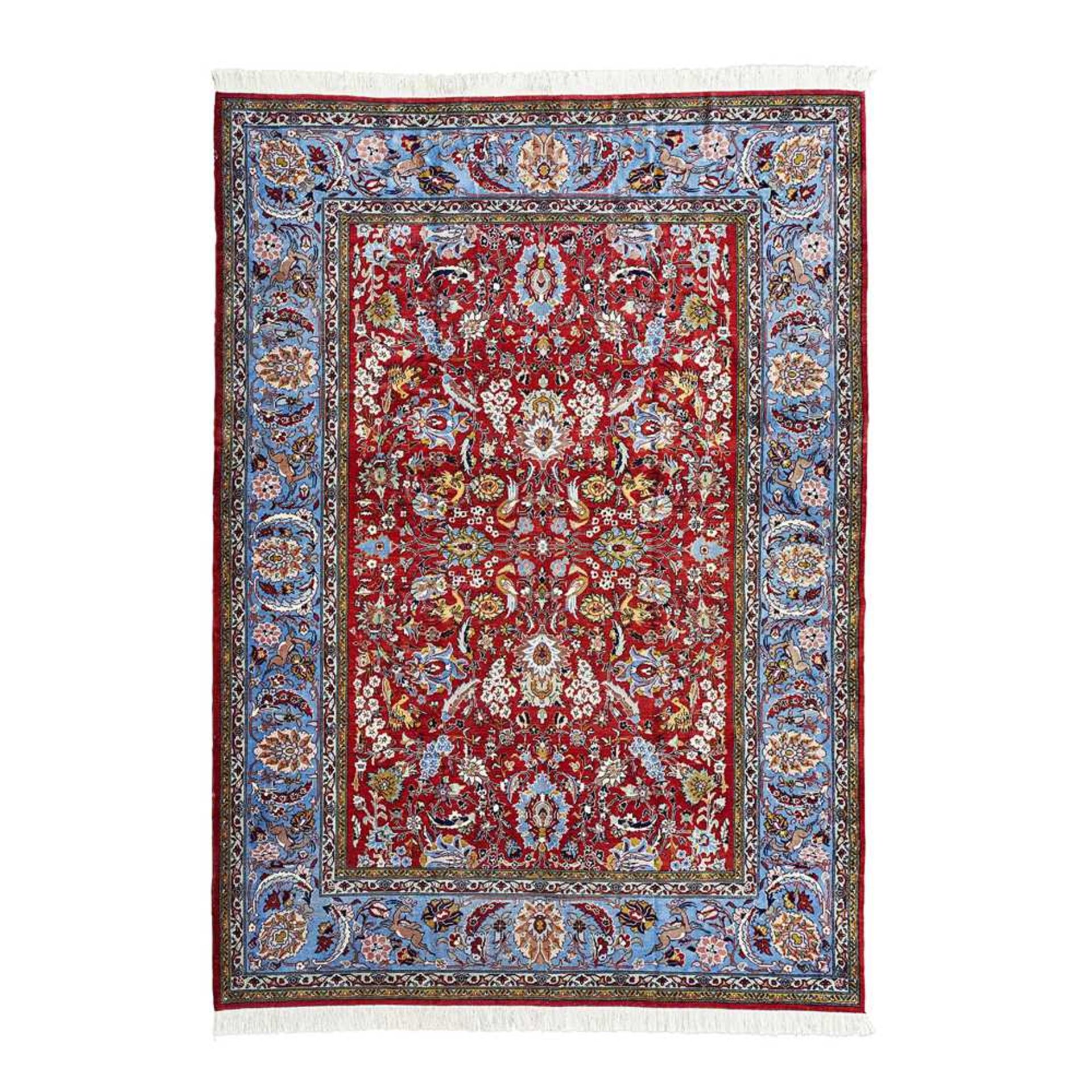 TABRIZ STYLE CARPET MID/LATE 20TH CENTURY