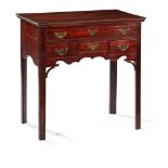 IRISH GEORGE III MAHOGANY LOWBOY 18TH CENTURY