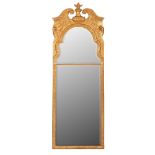 QUEEN ANNE GILTWOOD AND GESSO PIER MIRROR EARLY 18TH CENTURY