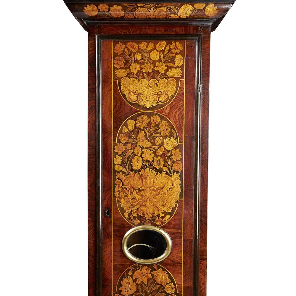 RARE MONTH-GOING EBONY, ROSEWOOD, AND ELM LONGCASE CLOCK, ANDREW BROUN [BROWN], EDINBURGH CIRCA 1695 - Image 3 of 5