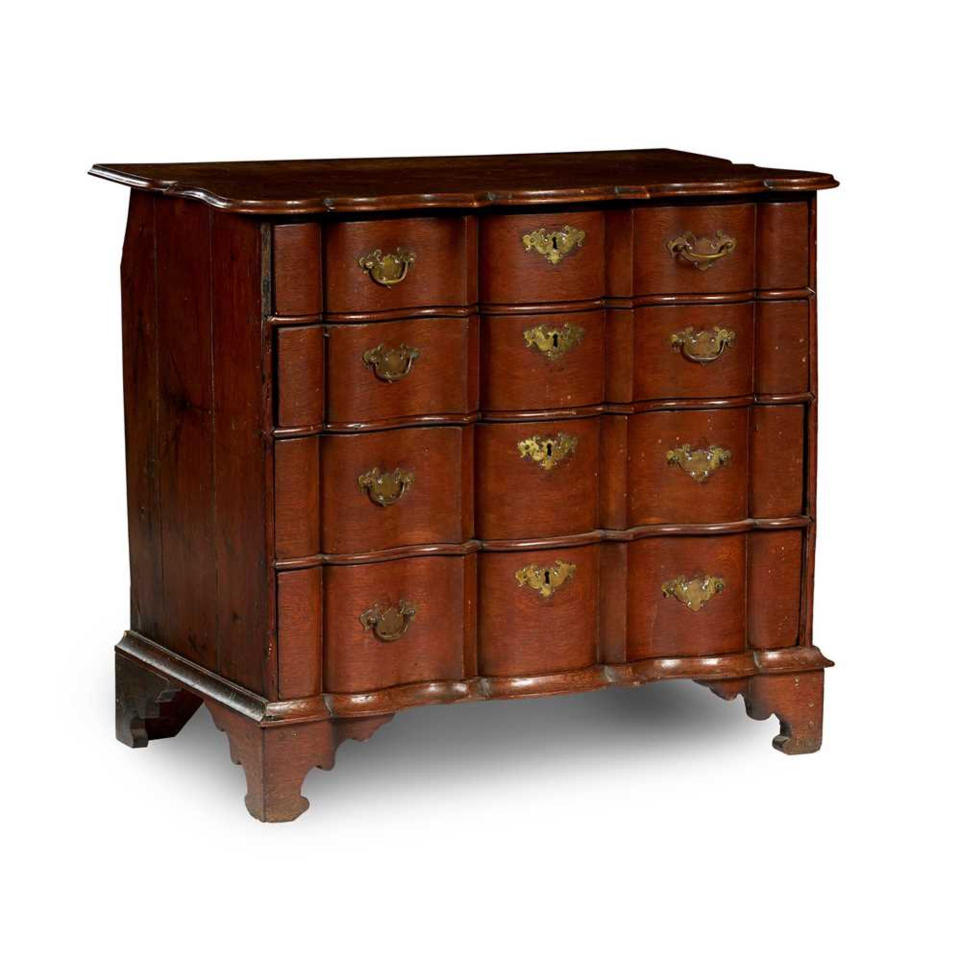 DUTCH OAK CHEST OF DRAWERS 18TH CENTURY