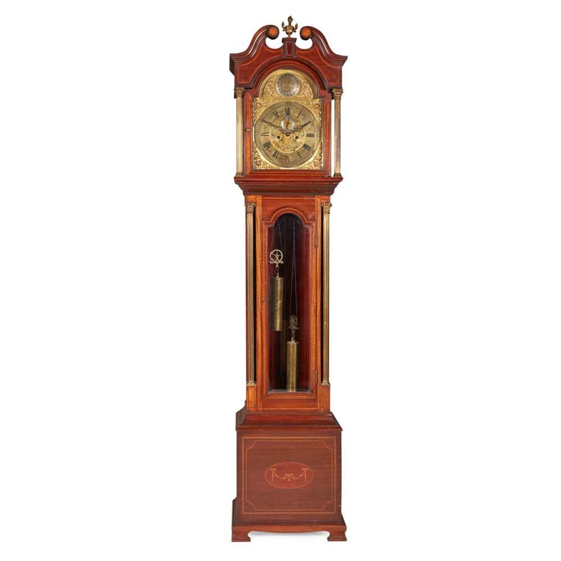 SCOTTISH MAHOGANY LONGCASE CLOCK, W. G. MILNE, EDINBURGH EARLY 19TH CENTURY