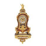 FRENCH LOUIS XV BOULLE MARQUETRY BRACKET CLOCK AND BRACKET 18TH CENTURY THE MOVEMENT 19TH CENTURY