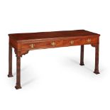 CHIPPENDALE REVIVAL MAHOGANY SIDE TABLE EARLY 20TH CENTURY