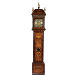 RARE MONTH-GOING EBONY, ROSEWOOD, AND ELM LONGCASE CLOCK, ANDREW BROUN [BROWN], EDINBURGH CIRCA 1695