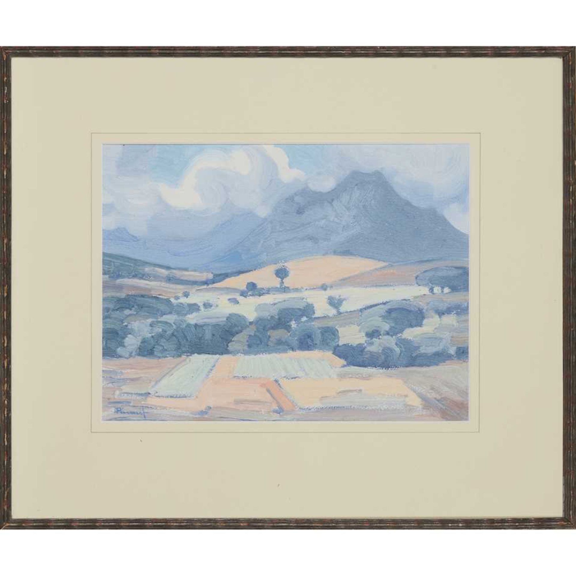 JACOB HENDRICK PIERNEEF (SOUTH AFRICAN 1886-1957) SUNLIT SOUTH AFRICAN LANDSCAPE - Bild 2 aus 3
