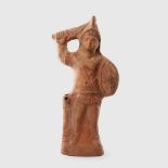 ROMANO-EGYPTIAN FIGURAL OIL LAMP EGYPT, LIKELY ALEXANDRA, 1ST CENTURY B.C.