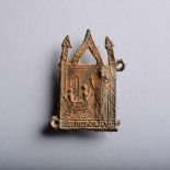 MEDIEVAL PILGRIM BADGE OF SAINT NICHOLAS FRANCE, 14TH - 15TH CENTURY A.D.