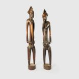 PAIR OF SENUFO RHYTHM POUNDERS COTE D'IVOIRE