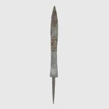 ANCIENT CELTIBERIAN GLADIUS SWORD WITH TRISKELE IBERIA, LATE 2ND - 1ST CENTURY B.C.
