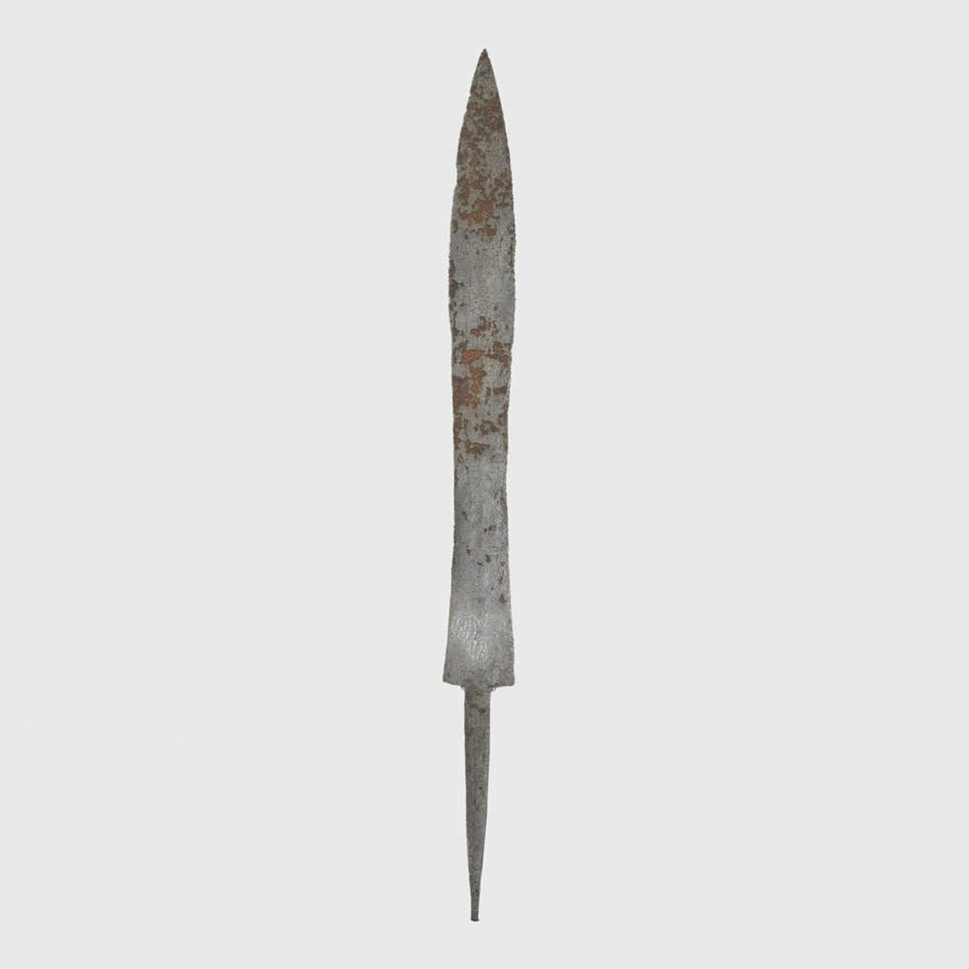 ANCIENT CELTIBERIAN GLADIUS SWORD WITH TRISKELE IBERIA, LATE 2ND - 1ST CENTURY B.C.