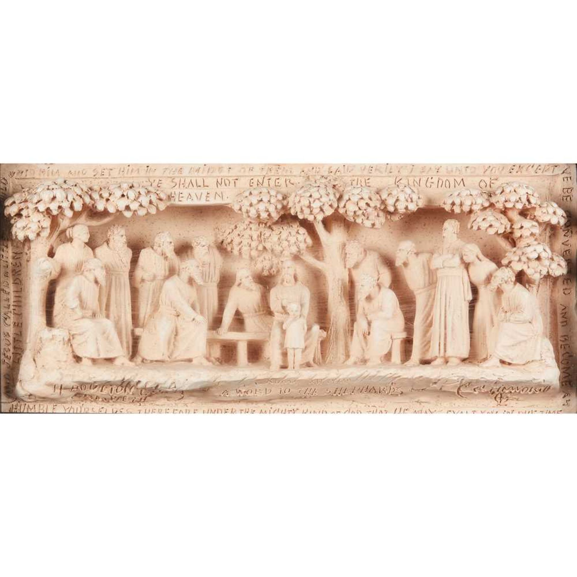 GEORGE TINWORTH (1843-1913) FOR DOULTON & CO, LAMBETH THREE RELIEF DIORAMAS, CIRCA 1880 - Image 4 of 10