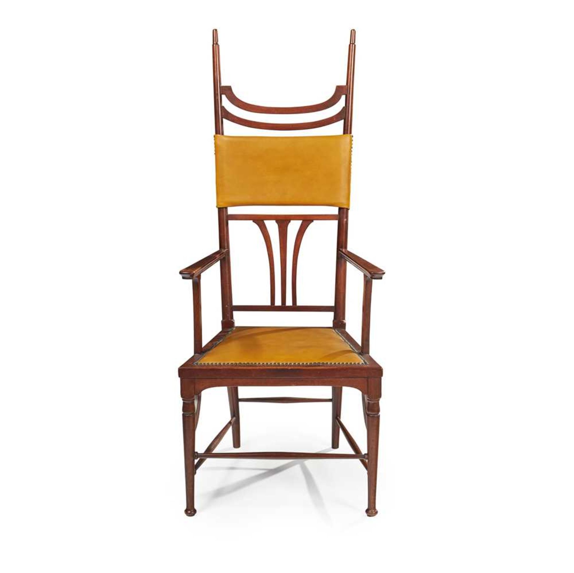 MANNER OF J. S. HENRY ART NOUVEAU CHAIR, CIRCA 1910