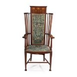 SHAPLAND & PETTER, BARNSTAPLE (ATTRIBUTED) ‘WINDSOR’ ARTS & CRAFTS ARMCHAIR, CIRCA 1900