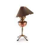 W. A. S. BENSON (BRITISH 1854-1924) ARTS & CRAFTS TABLE LAMP NO. X427, CIRCA 1900