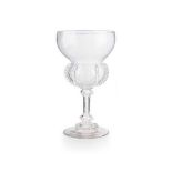 JAMES POWELL & SONS, WHITEFRIARS PRESENTATION GOBLET, CIRCA 1890