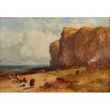 EDMUND THORNTON CRAWFORD R.S.A. (SCOTTISH 1806-1885) CLIFFS, AUCHMITHIE