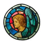 HENRY HOLIDAY (BRITISH 1839-1927) ARTS & CRAFTS ROUNDEL, CIRCA 1890