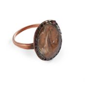 JACOBITE INTEREST - A mid/late 18th century memorial ring