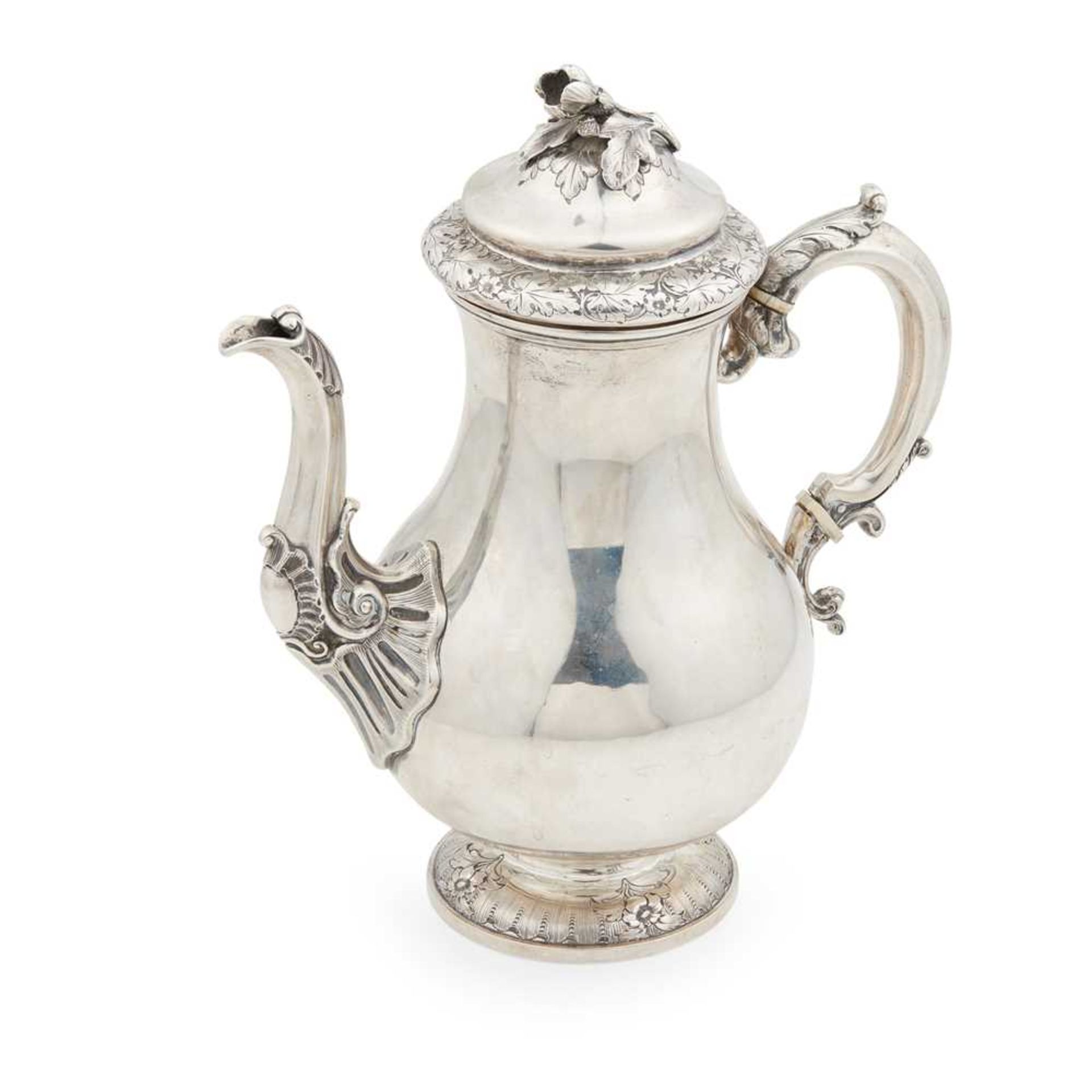 A Victorian coffee pot