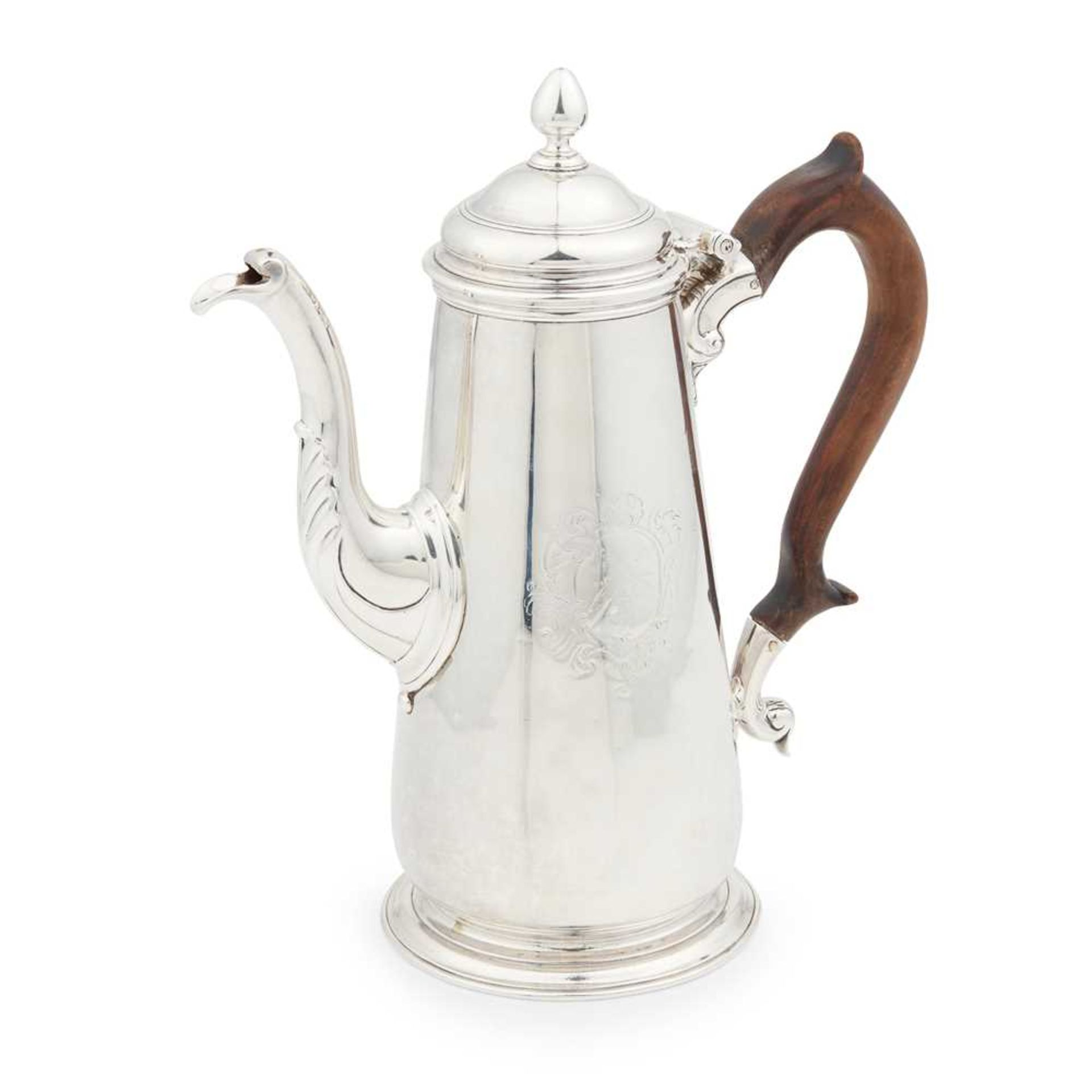 A George II coffee pot