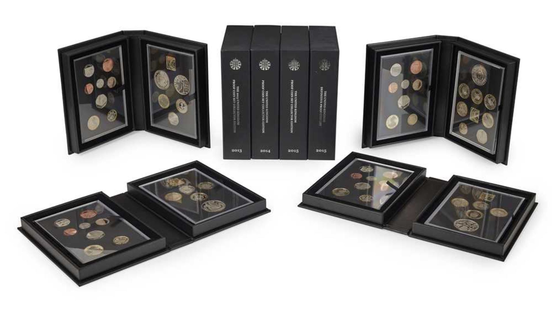 A collection of Royal Mint annual proof sets