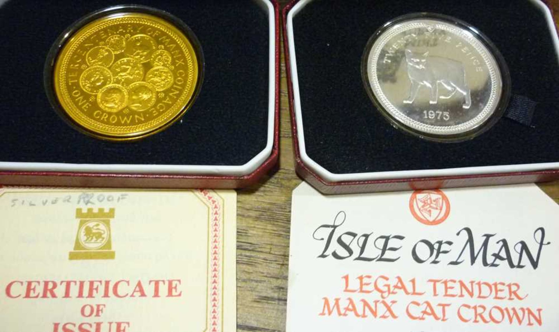 A collection of Isle of Man silver proof coins - Bild 4 aus 11