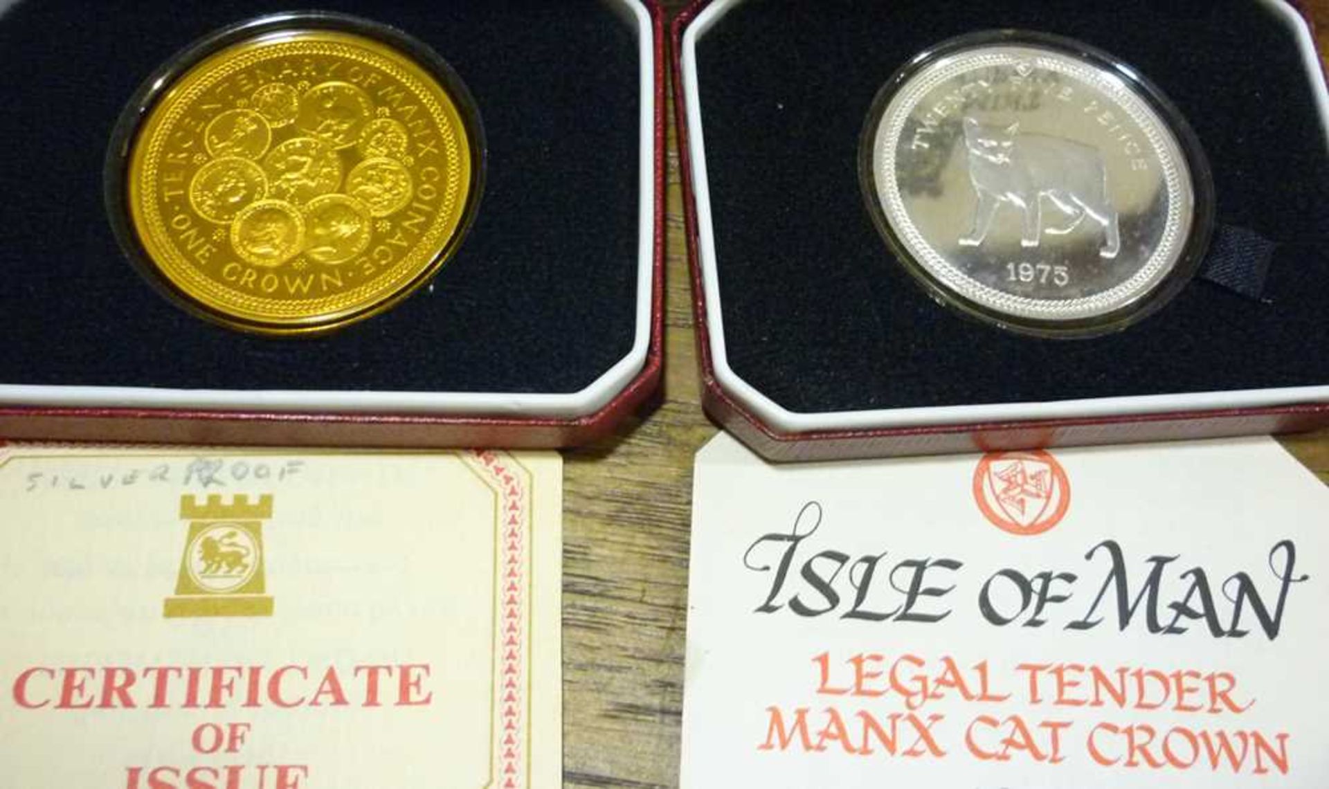 A collection of Isle of Man silver proof coins - Image 4 of 11