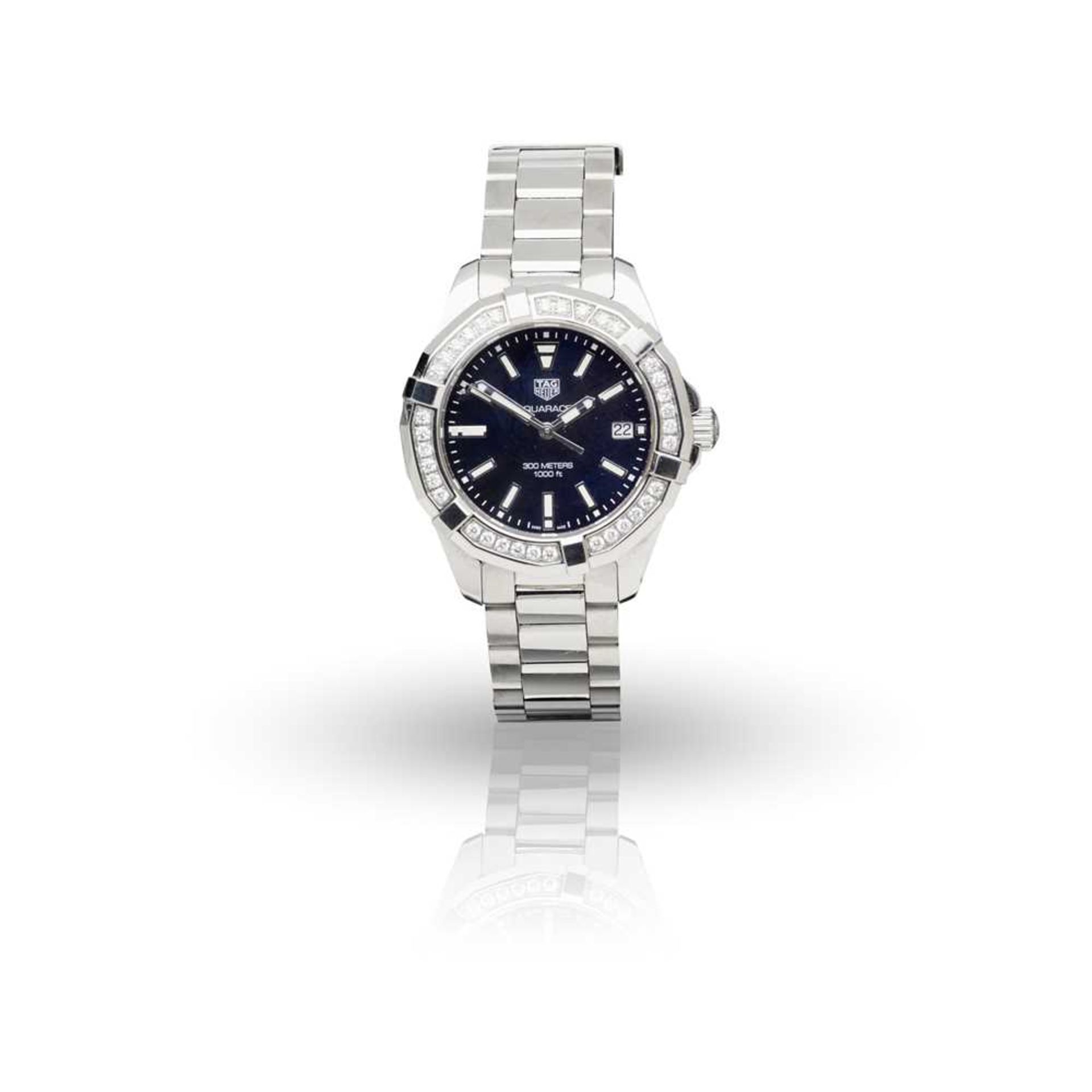 TAG Heuer: a diamond set wrist watch