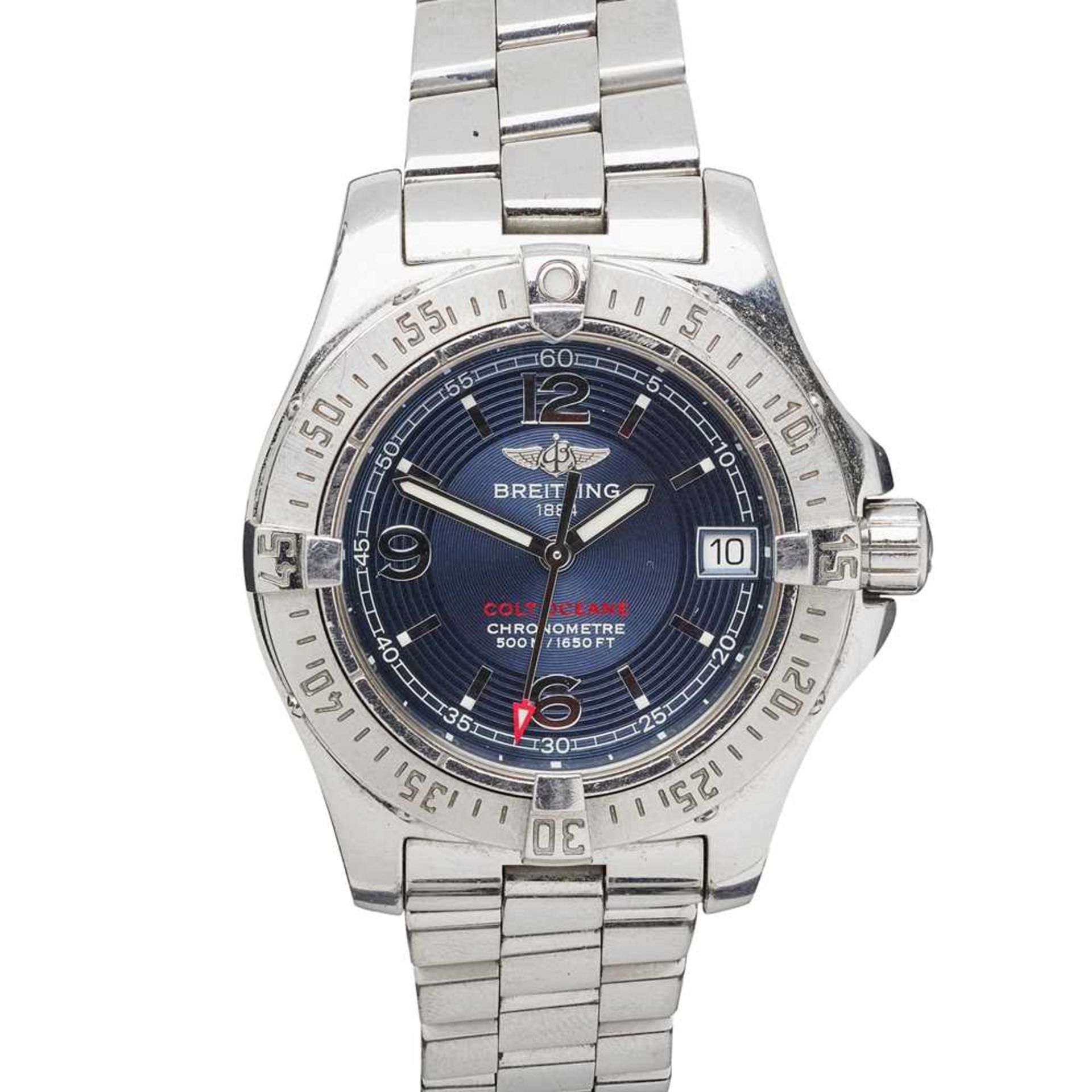 Breitling: a stainless steel wrist watch