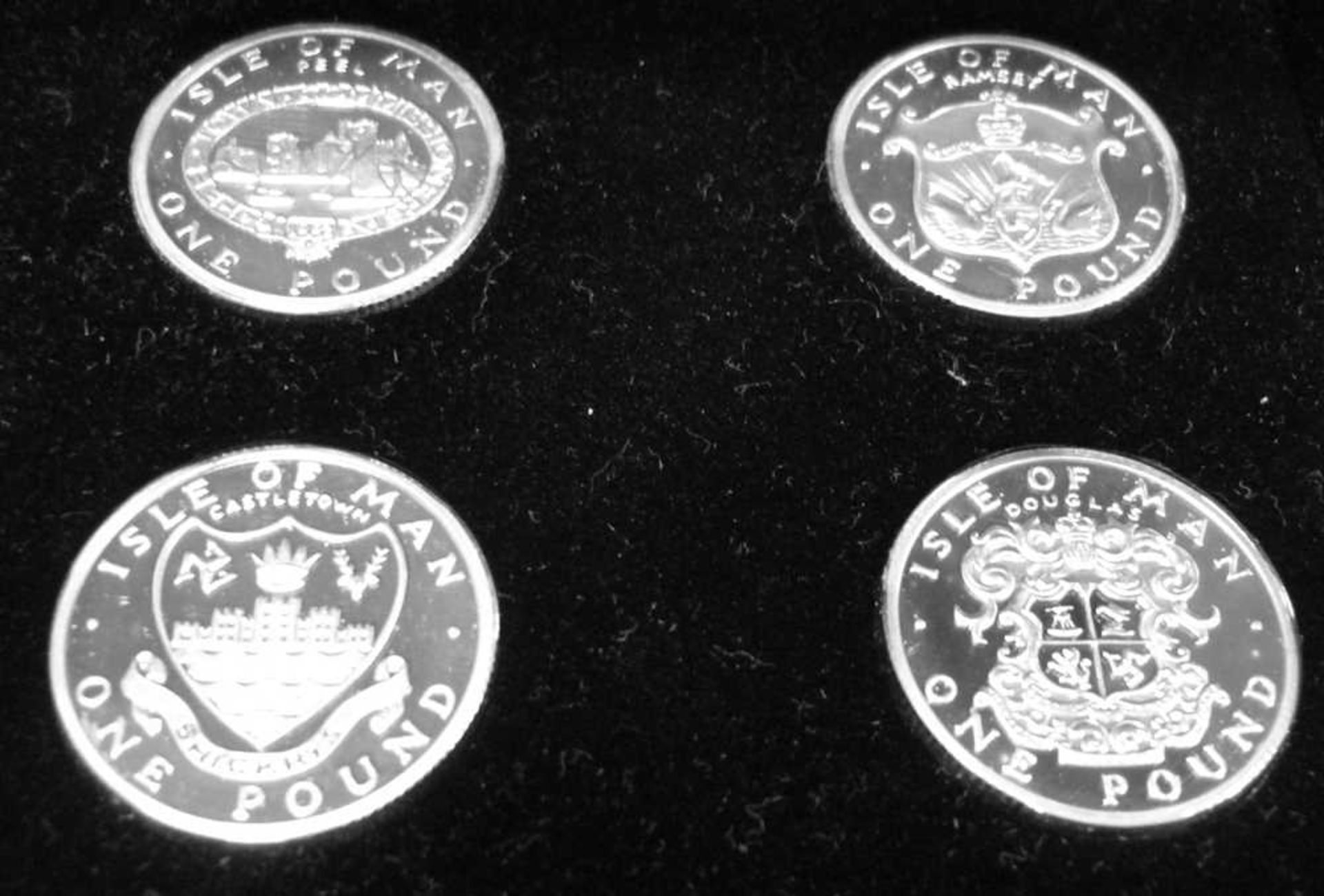 A collection of Isle of Man silver proof coins - Bild 8 aus 11