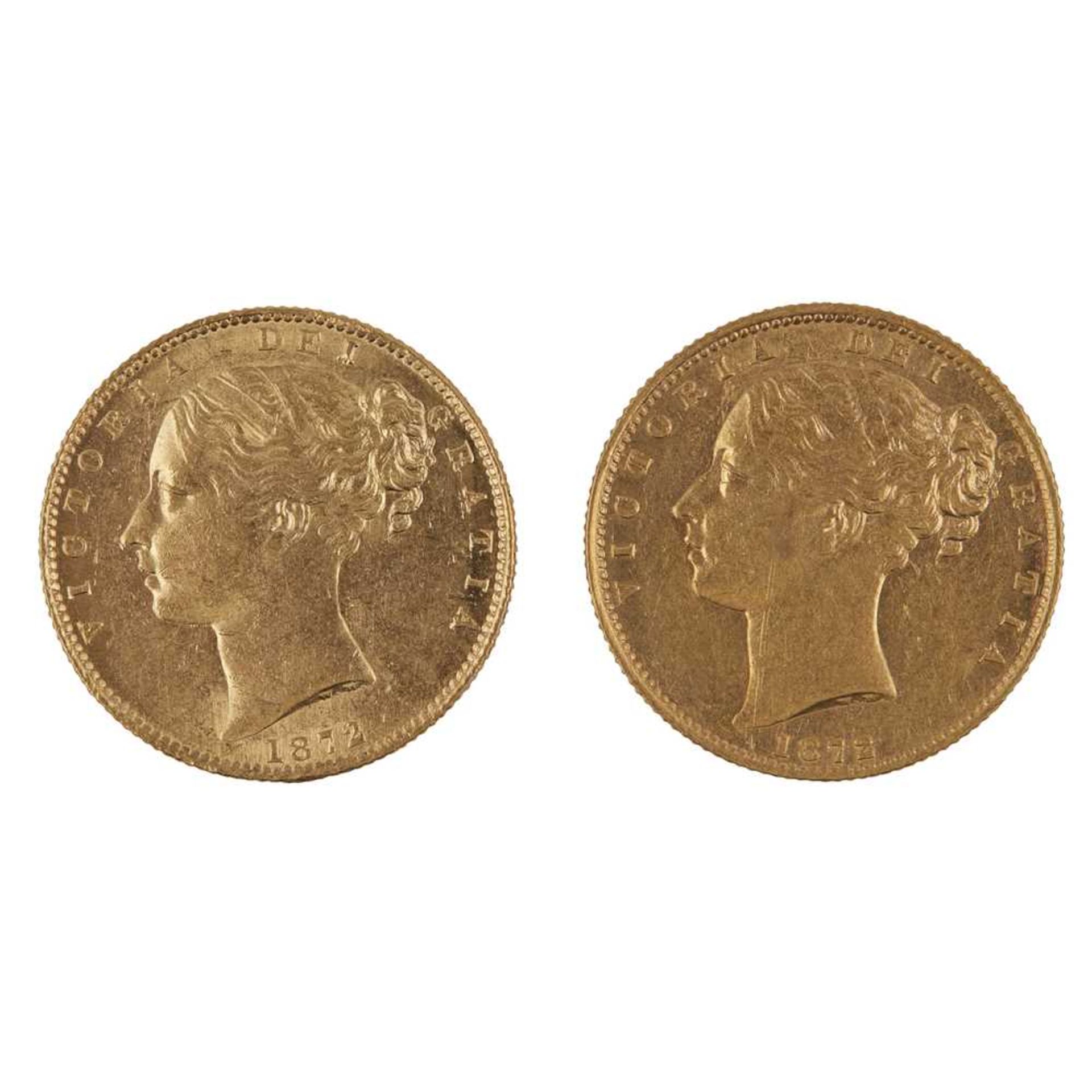 Two Victorian sovereigns - Image 2 of 2