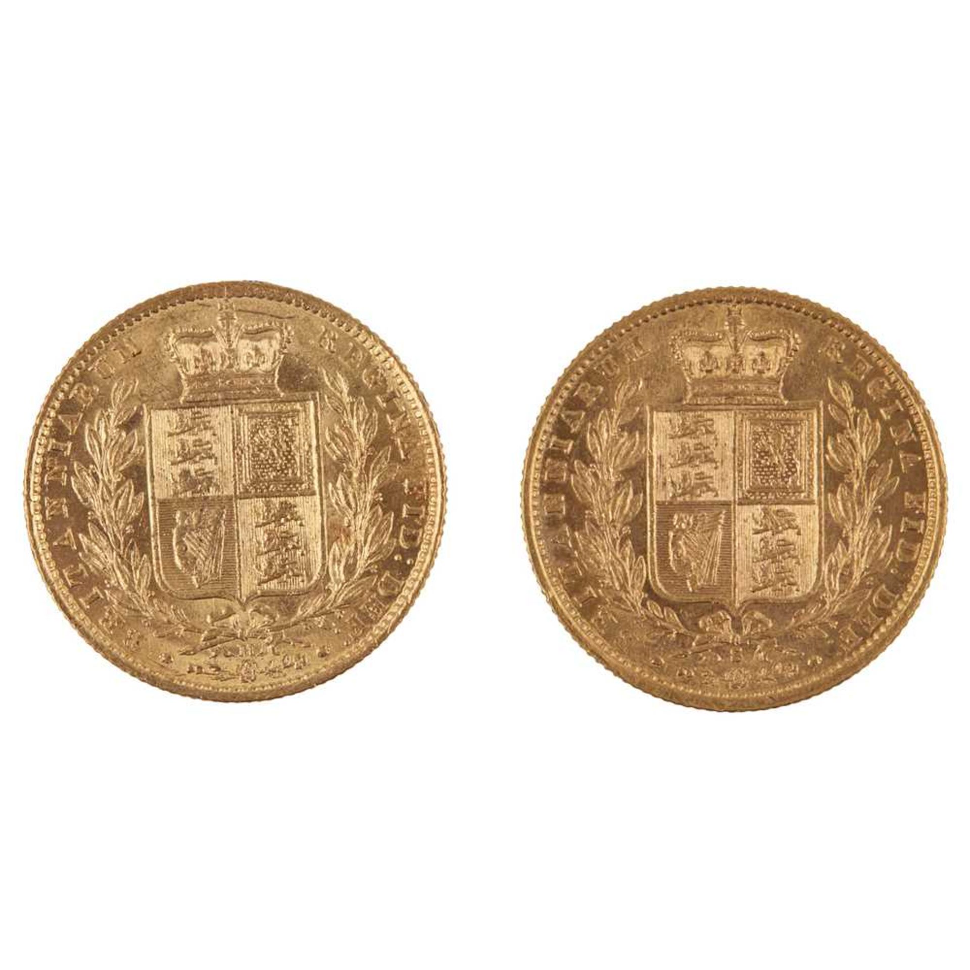 Two Victorian sovereigns