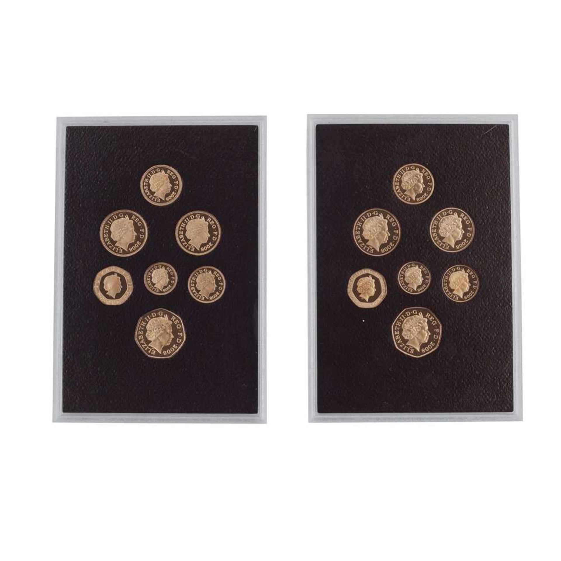 A 2008 Emblems of Britain and Royal Shield of Arms fourteen coin gold proof set - Image 2 of 2