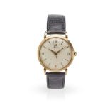 Omega: a mid-century gold wrist watch