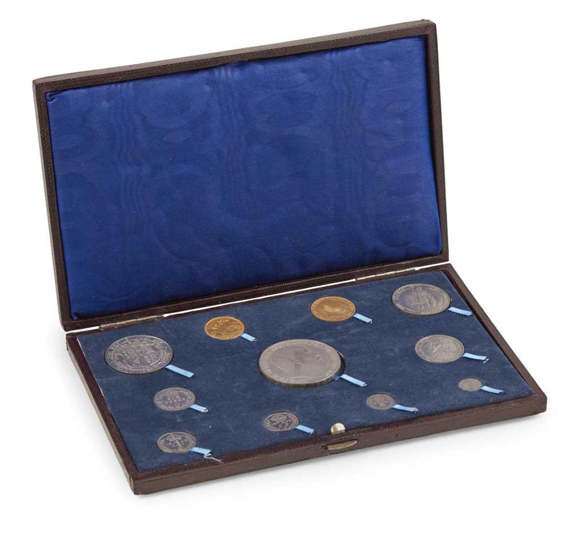 An Edward VII eleven coin matt proof set