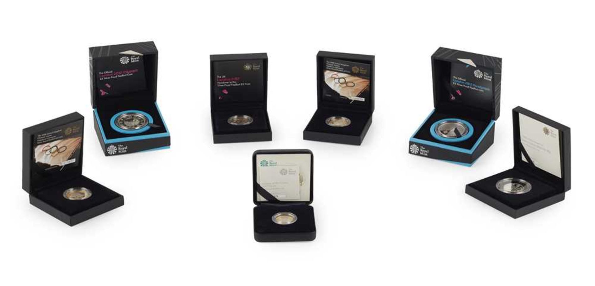 A collection of Royal Mint silver proof coins