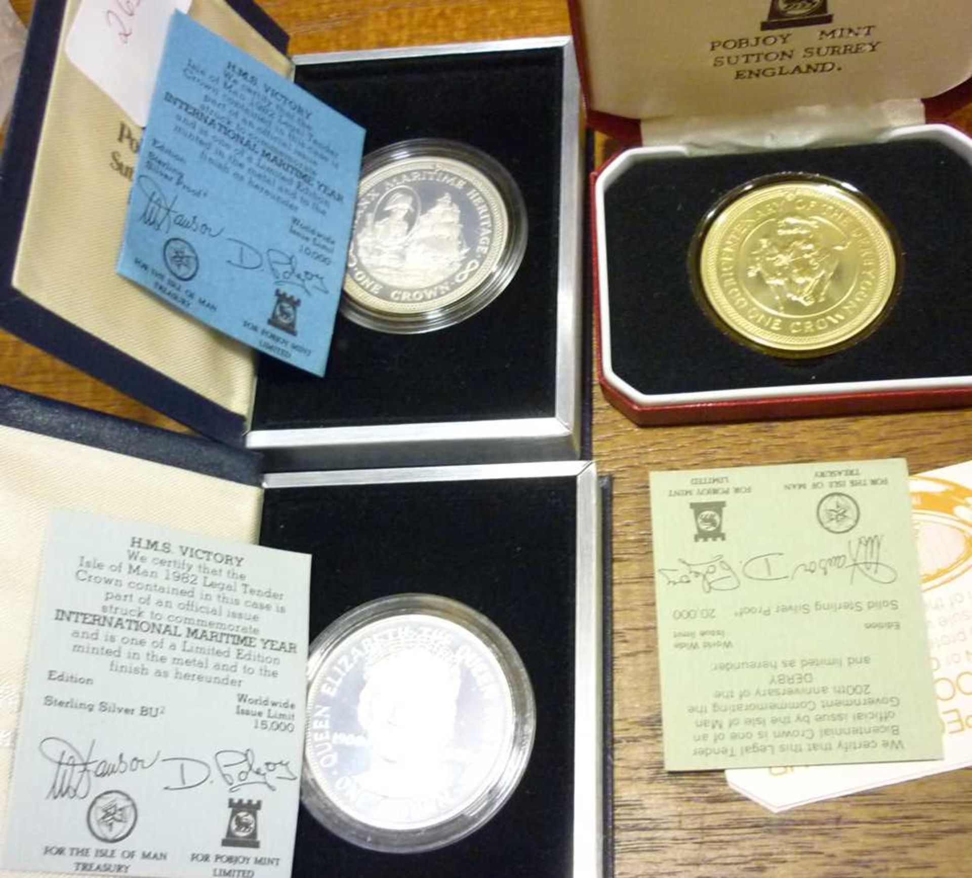 A collection of Isle of Man silver proof coins - Image 7 of 11