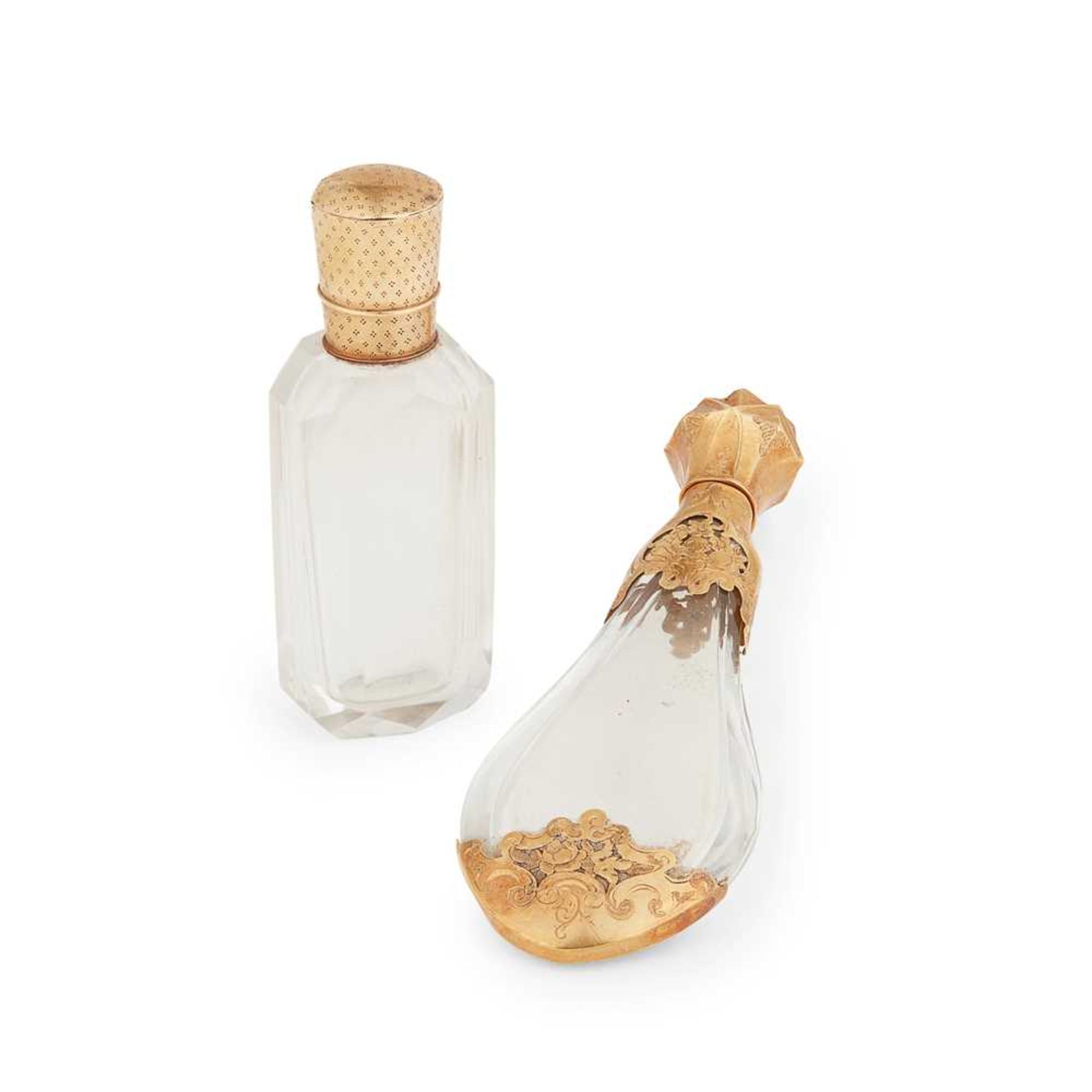 A Dutch gold scent bottle