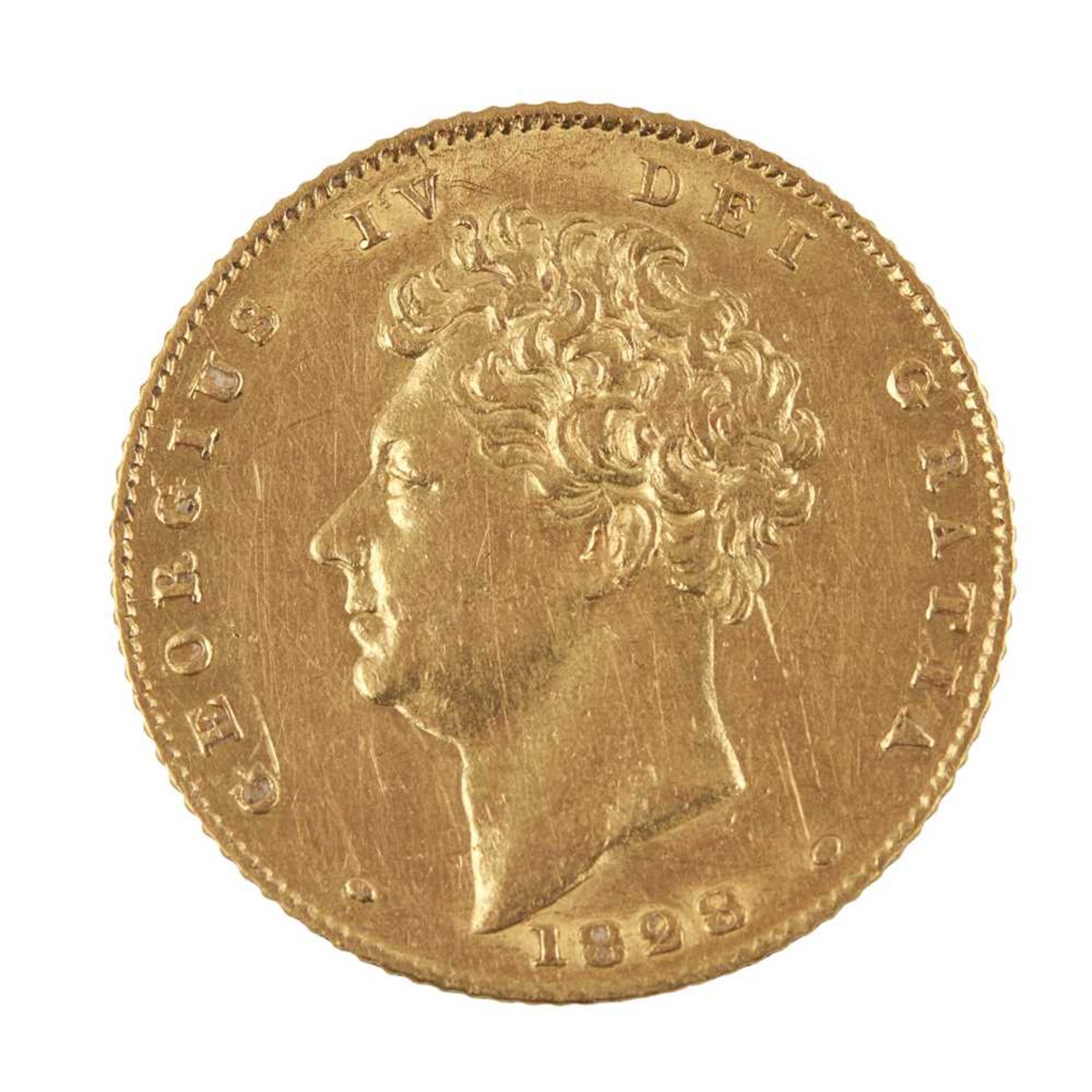 A George IV half sovereign