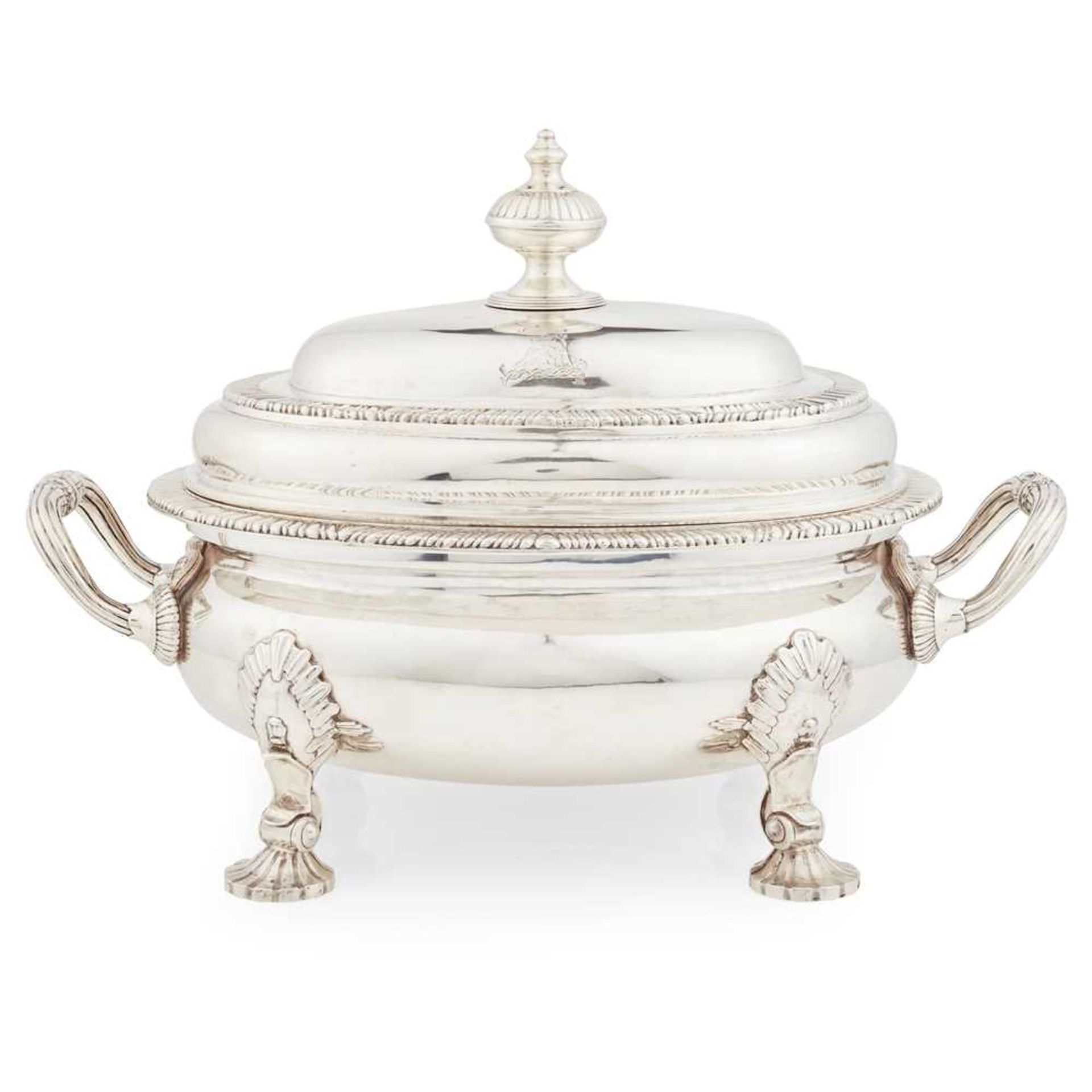 A George III style tureen and cover