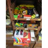Various diecast including Britains 9591 set (incomplete), Solido 7004 set (some contents incorrect),