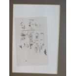 James McNeill Whistler (1834 - 1903) 'Victoria Club' lithograph, Way 11 Butterfly monogram 23.5 x