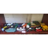 A Corgi James Bond 007 Lotus Esprit with three red missiles, nineteen other diecast by various